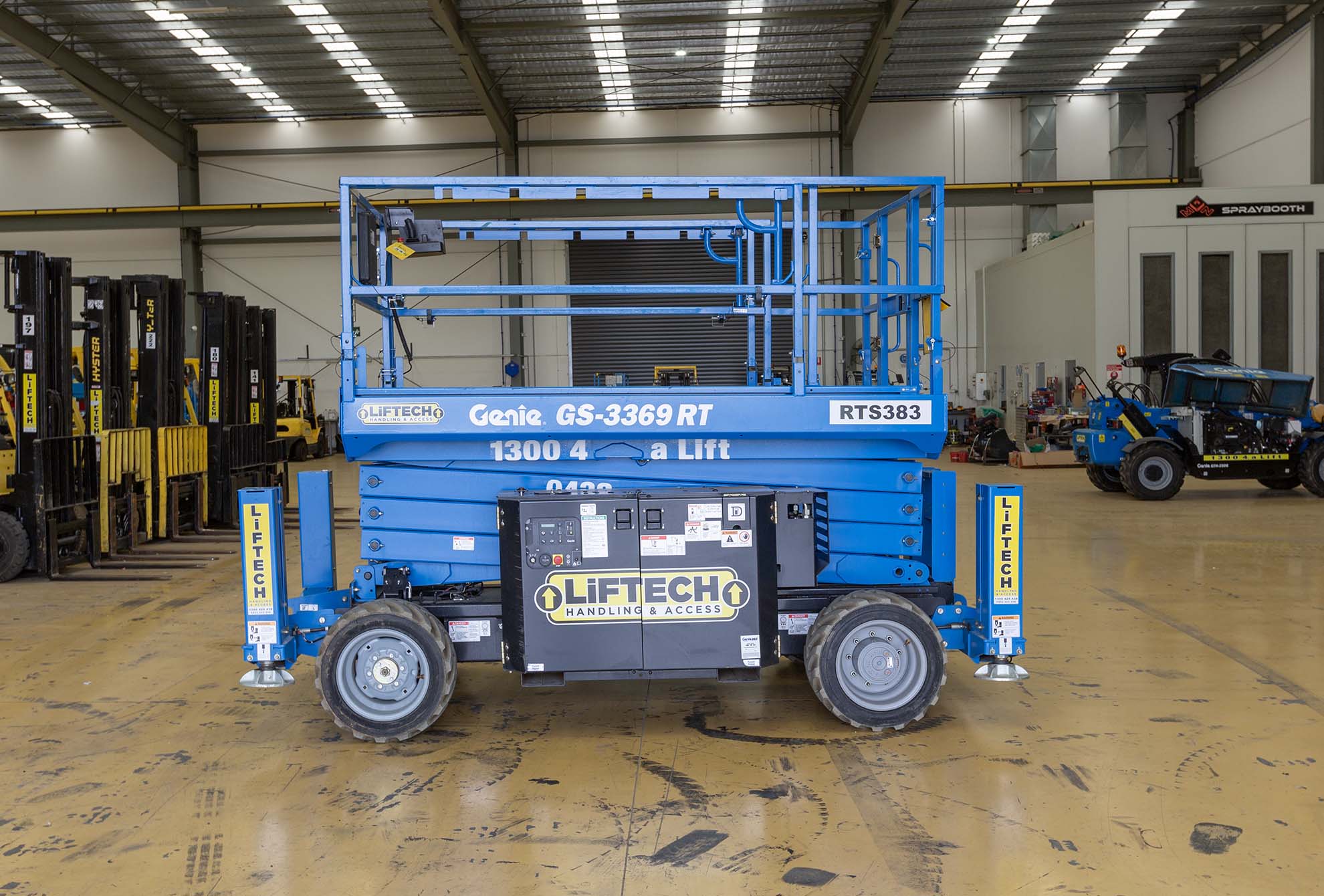 Hire 10 Metre Wide Deck Scissor Lift