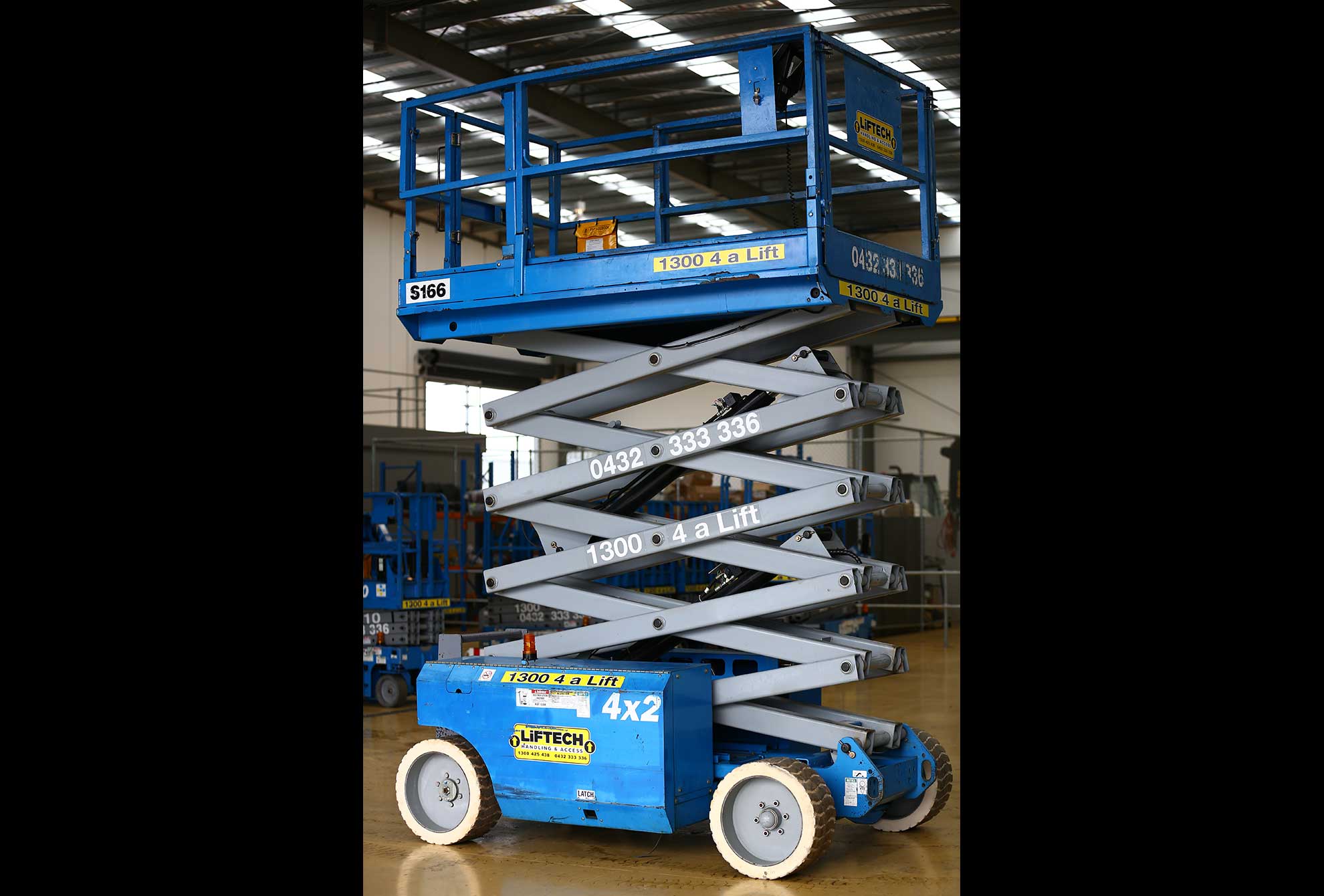 Hire 8 Metre Wide Deck Scissor Lift