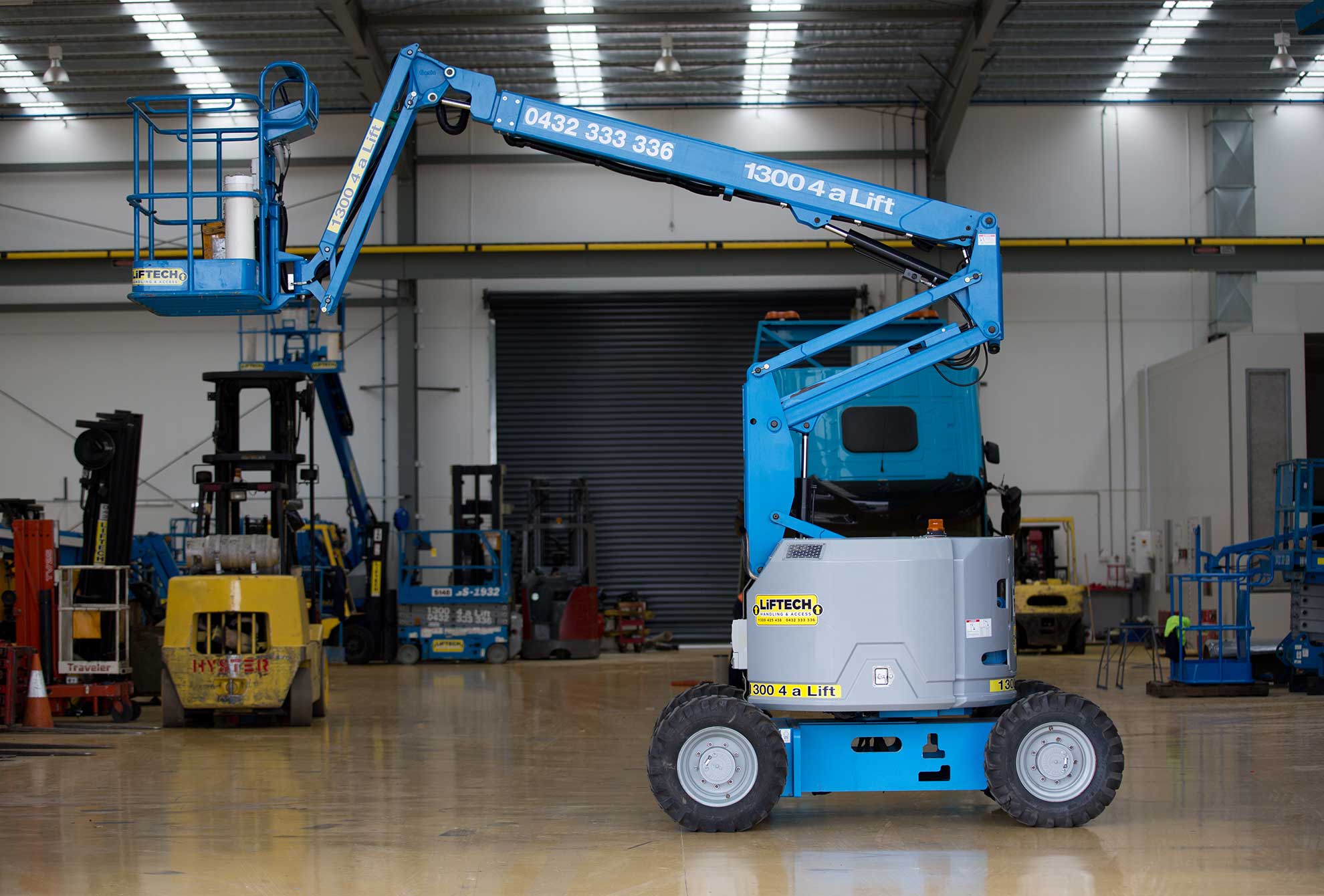 Hire Compact RT Knuckle Boom Lift Melbourne