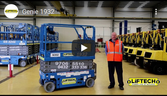 Genie 1932 6 Metre Scissor Lift Video